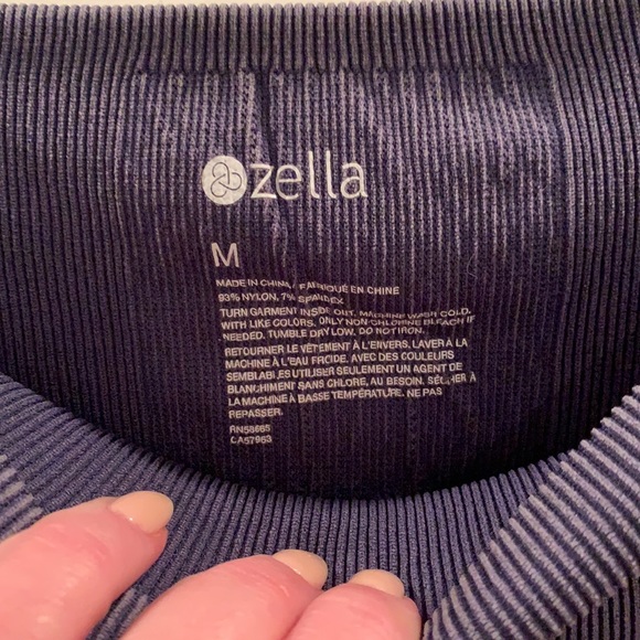 Zella navy ribbed leggings - Picture 2 of 5